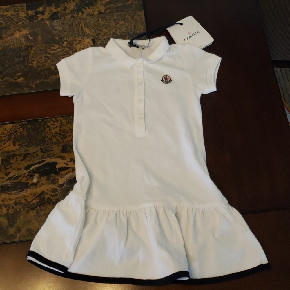 NWT Moncler Toddler Girls Tennis Dress